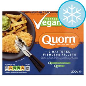 Quorn Fishless Fillets Salt And Vinegar 200G