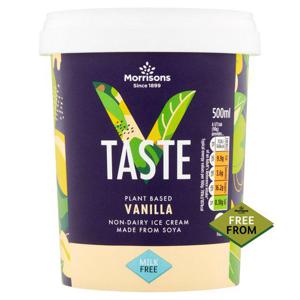 Morrisons V Taste Free From Vanilla Ice Cream (Made from Soya)