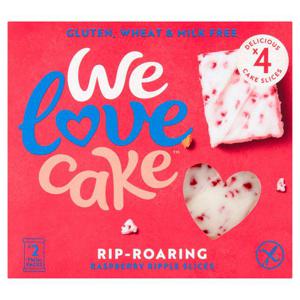 We Love Cake Rip Roaring Raspberry Ripple Slices