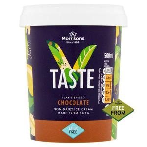 Morrisons V Taste Free From Chocolate Ice Cream (Made from Soya)