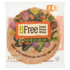 BFree Wheat & Gluten Free 6 Sweet Potato Wraps