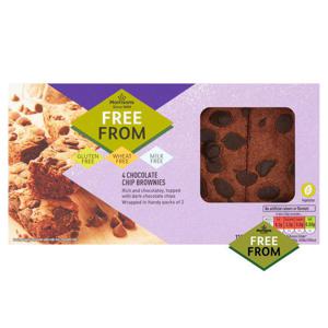 Morrisons Free From Choc Chip Brownie