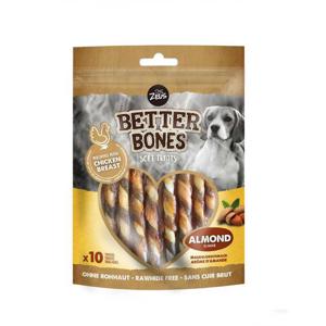 Zeus Better Bones, Rawhide Alternative, Almond Chicken Sticks