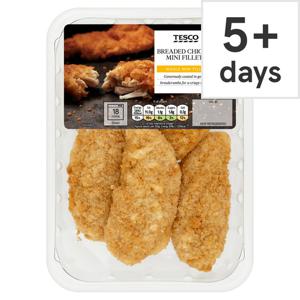 Tesco Breaded Chicken Mini Fillets 305G