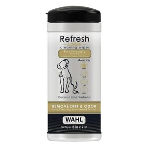 Wahl Pet Dog Wipes Cleaning Refresh - Coconut