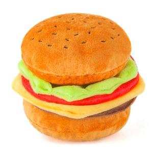 P.L.A.Y American Classic Burger Dog Toy