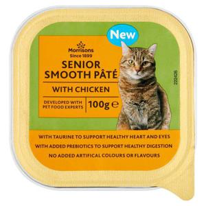 Morrisons Senior Cat Food Chicken Pate