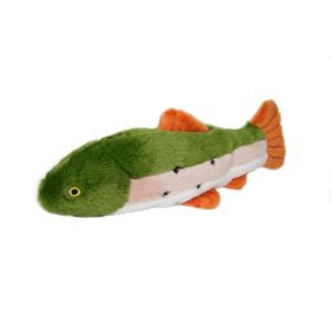 Fluff & Tuff Ruby Rainbow Trout Dog Toy