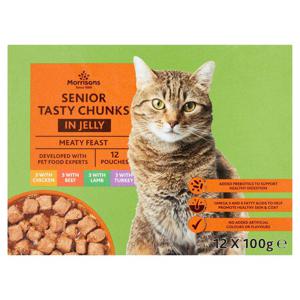 Morrisons Meat & Poultry Senior Cat Food In Jelly