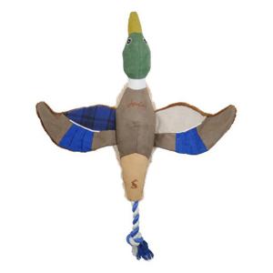 Joules Plush Printed Blue Duck Dog Toy