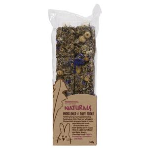 Rosewood Boredom Breaker Natural Treats Cornflower & Daisy Sticks