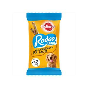 Pedigree Rodeo Duos Dog Treats with Chicken & Bacon 7 Chews