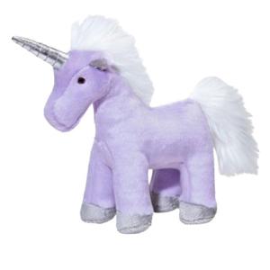 Fluff & Tuff Violet Unicorn Dog Toy