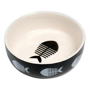 Petface Ceramic Fish Bone Cat Bowl