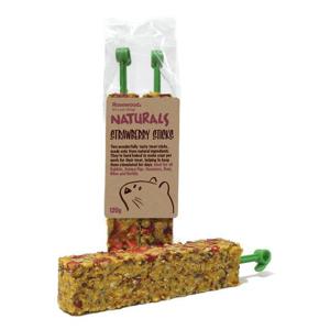 Rosewood Boredom Breaker Natural Treats strawberry Sticks