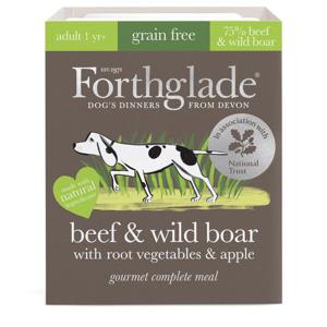 Forthglade Gourmet Beef & Wild Boar with Root Veg & Apple Wet Dog Food