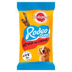 Pedigree Rodeo Duos Dog Treats with Beef & Cheese 7 Chews