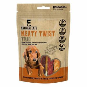 Rosewood Natural Eats Meaty Twist Trio Dog Treats