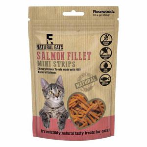 Rosewood Natural Eats Salmon Fillet Mini Strips Cat Treats