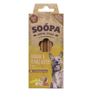 Soopa Banana & Peanut Butter Dental Stick Dog Treat