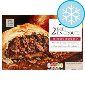 Tesco 2 Beef Encroute 450G