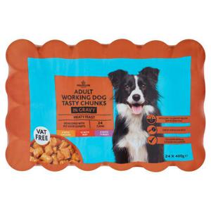 Morrisons Worker Dog Food Meat Chunks In Gravy