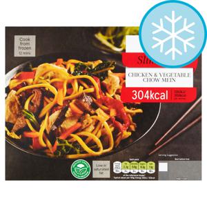 Tesco Slim Cook Chicken Chow Mein 500g