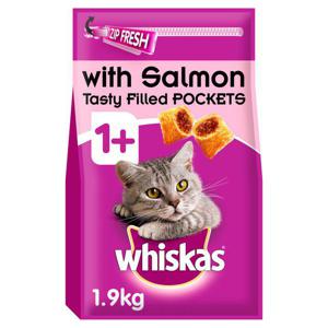 Whiskas Adult 1+ Dry Cat Food with Salmon