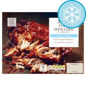 Tesco Pork Shoulder In Bbq Sauce 465G