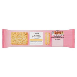 Tesco Rhubarb & Custard Creams 150G