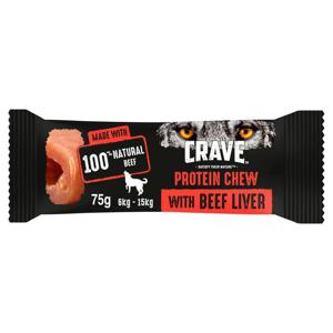 Crave Protein Chew Dog Treat Natural Beef Liver S/M