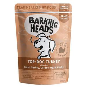 Barking Heads Top Dog Turkey Wet Dog Food Pouch