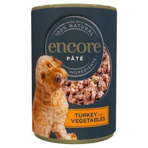 Encore Dog Tin, Turkey with Vegetables Paten