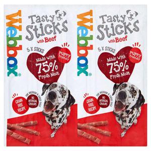 Webbox Dog Sticks Beef