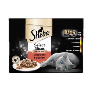 Sheba Select Slices Adult Wet Cat Food Pouches Succulent in Gravy