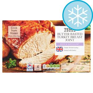 Tesco Butter Basted Frozen Turkey Breast Joint 780G