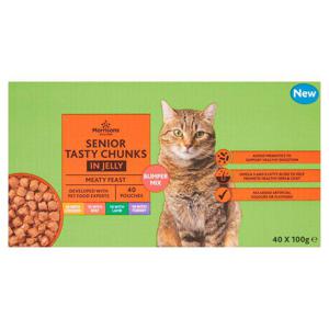 Morrisons Mixed Senior Cat Food In Jelly