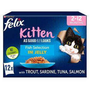 Felix As Good As It Looks Kitten Cat Food Fish In Selection