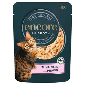 Encore Cat Pouch, Tuna Fillet with Prawn in Broth