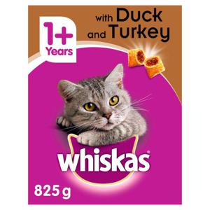 Whiskas 1+ Cat Complete Dry Cat Food with Duck and Turkey