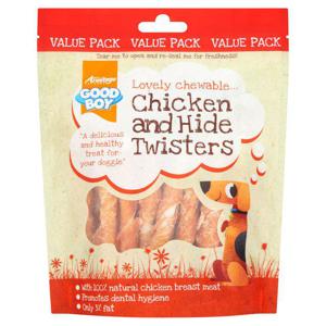 Good Boy Chicken & Hide Twisters Dog Treats