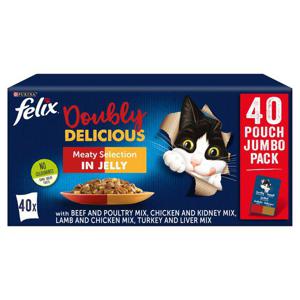 Felix Doubly Delicious Cat Food Meaty