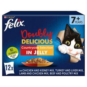 Felix Doubly Delicious 7+ Cat Food Meat