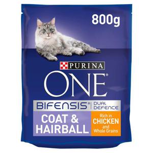 Purina ONE Coat & Hairball Dry Cat Food Chicken