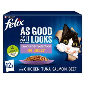 Felix As Good As It Looks Cat Food Favourites In Jelly