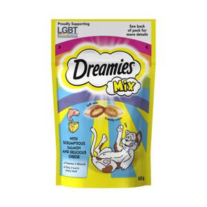 Dreamies Mix Cat Treats with Salmon and Cheese