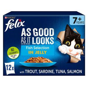 Felix As Good As It Looks 7+ Cat Food Fish