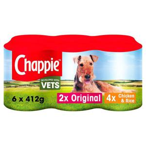 Chappie Wet Dog Food Tins Favourites in Loaf