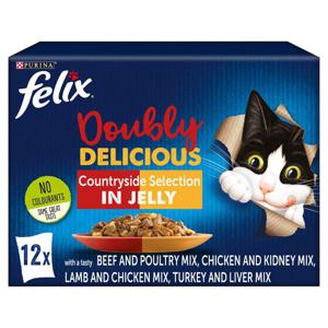 Felix Doubly Delicious Cat Food Meat