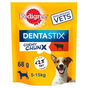 Pedigree Dentastix Chewy Chunx Mini Dog Treat Beef Flavour